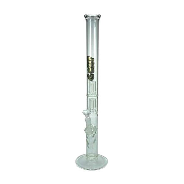 Straight Cylinder Bong 5.0 with Double Percolator