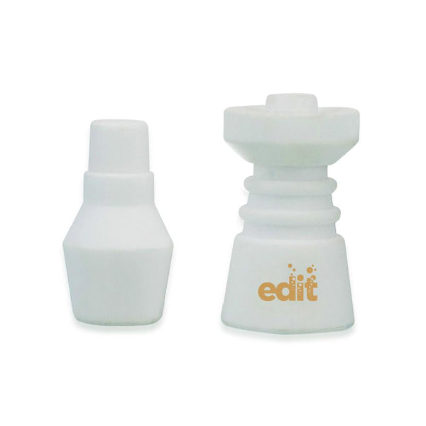 Two in One Domeless Ceramic Nail 10mm Male and Female