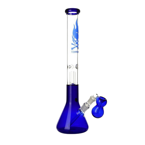 'Flaming Skull' Percolator Bong Dome Perc