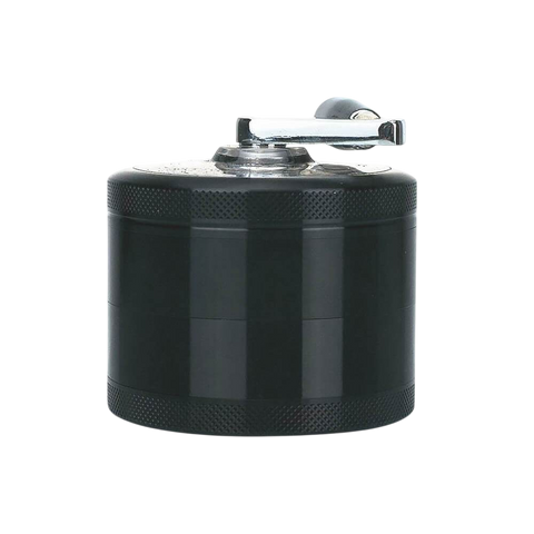 4-Piece Herb Grinder Sifter with Rotary Crank Handle