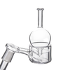 50mm XXL Thermal Quartz Banger and Carb Cap Set 45° joint