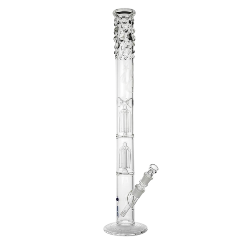 5mm Glass Bong Puncher Illusion Double Perc