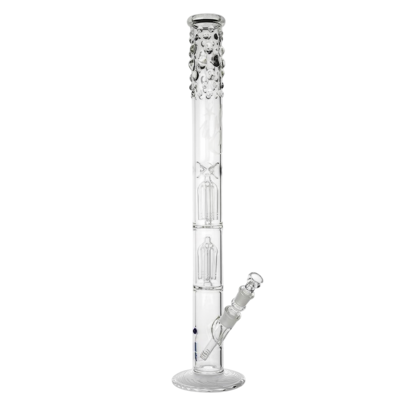 5mm Glass Bong Puncher Illusion Double Perc