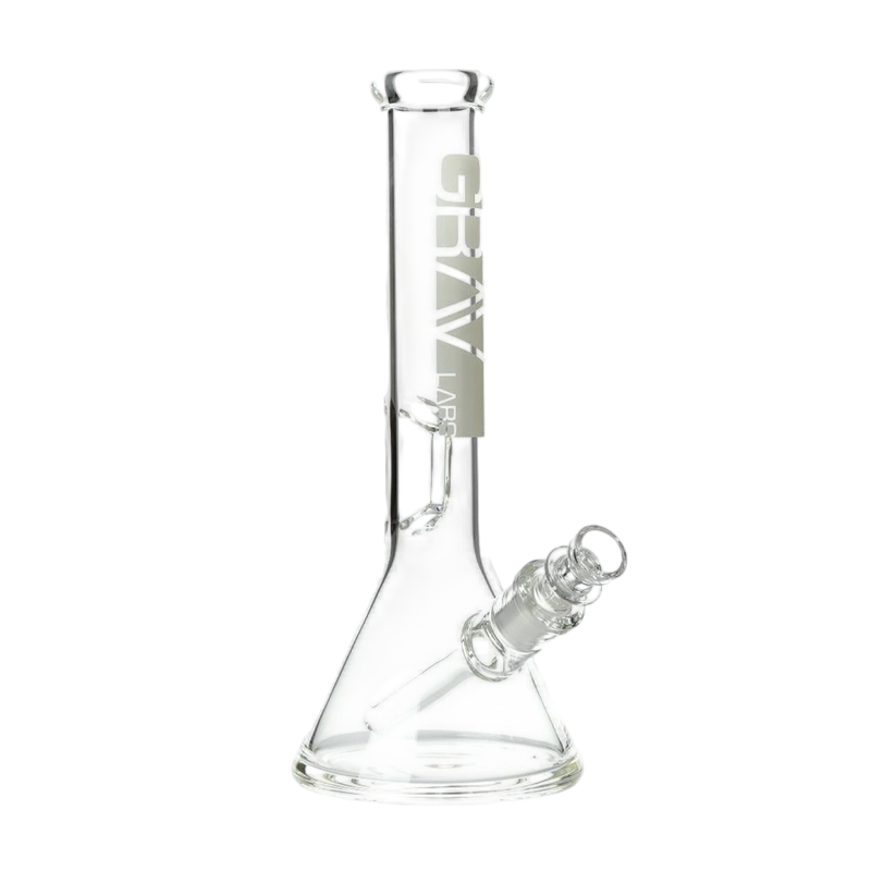 8 Inch Beaker Bong with Fixed Downstem