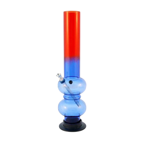 Acrylic Double Bubble Bong Equilibrium
