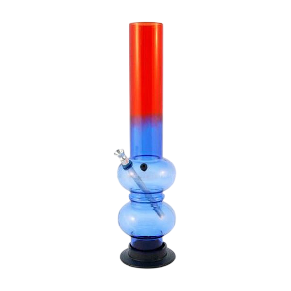 Acrylic Double Bubble Bong Equilibrium