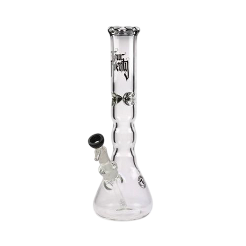 Beaker Wave Bong Black Beard