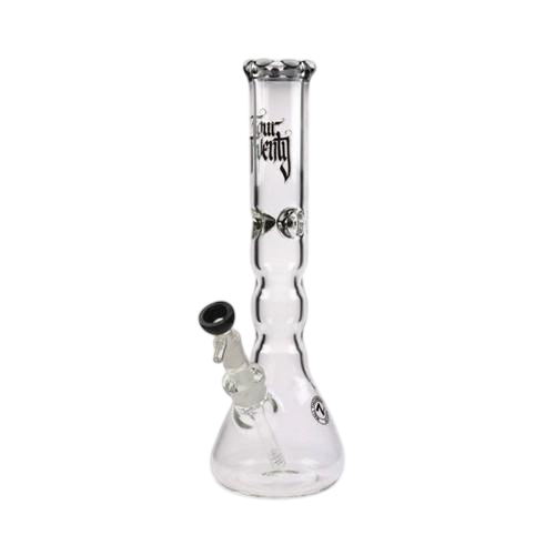 Beaker Wave Bong Black Beard