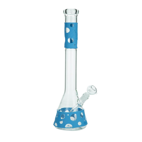 Black Leaf - Silly Skin Flask Bong with Silicone Skin