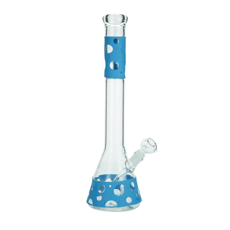 Black Leaf - Silly Skin Flask Bong with Silicone Skin