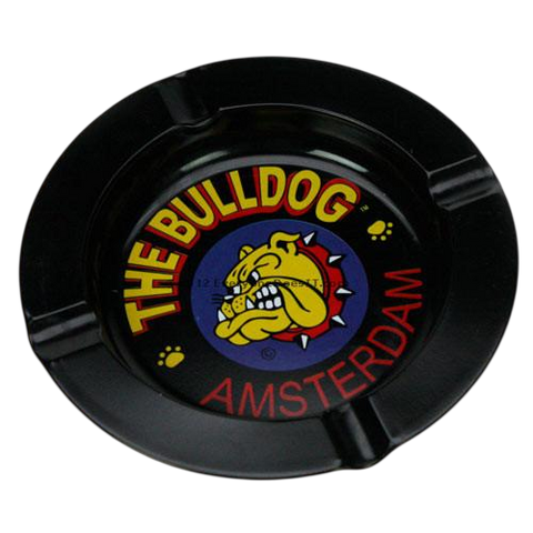 Bulldog Coffee Shop Ashtray Metal