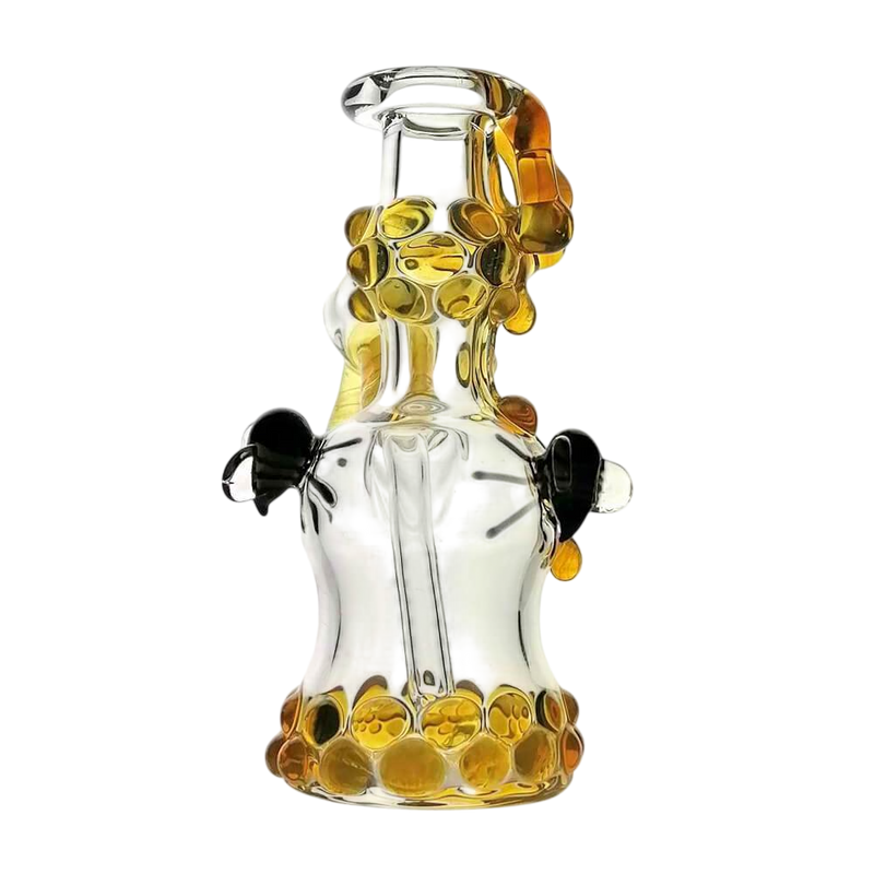Bumblebee Honey Bubbler Oil Rig | Lion Glass