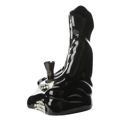 Ceramic Reaper Bong Sitting Down