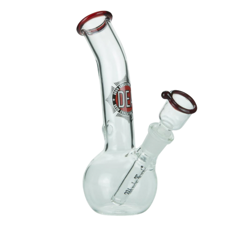 DEA' Round Base Bong with Bent Neck