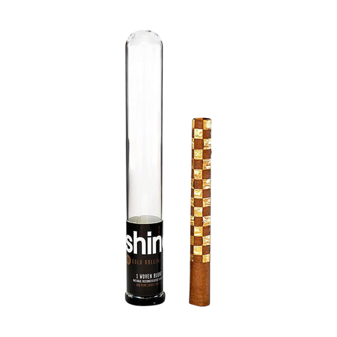 Gold Rolling Paper Woven Blunt - Single