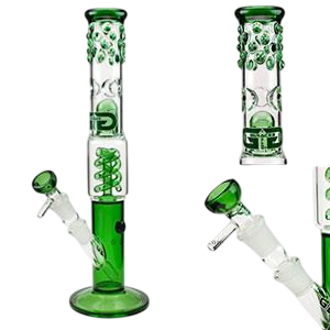 Grace Glass Green Cane Bong