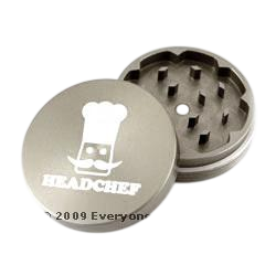 Hard-Anodized Grinder 2-Piece Gray