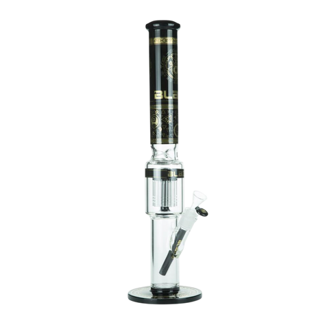 Ice Bong with 10-Arm Tree Perc with Colored Glass