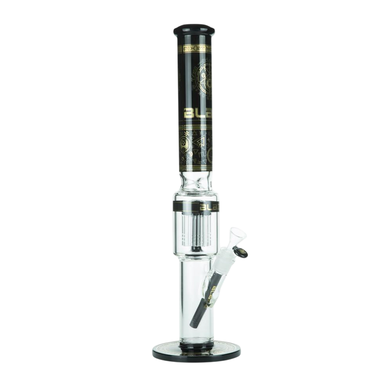 Ice Bong with 10-Arm Tree Perc with Colored Glass