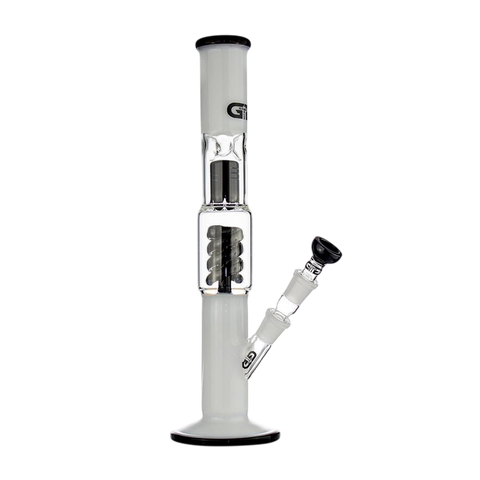 Milky Spiral Perc Bong