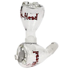 Pot Head Glass Bent Bowl With Gauze