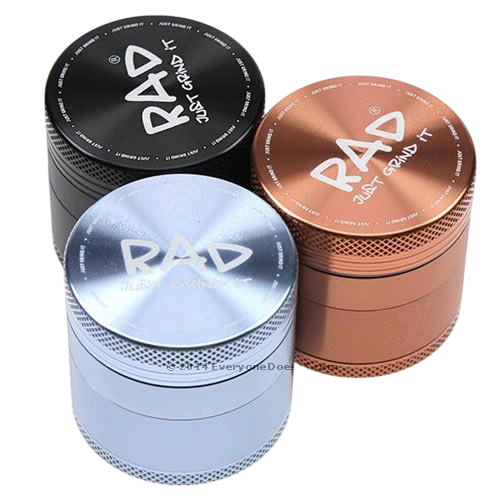 RAD Smoking - Aluminium 4 Part Grinder Sifter 38mm