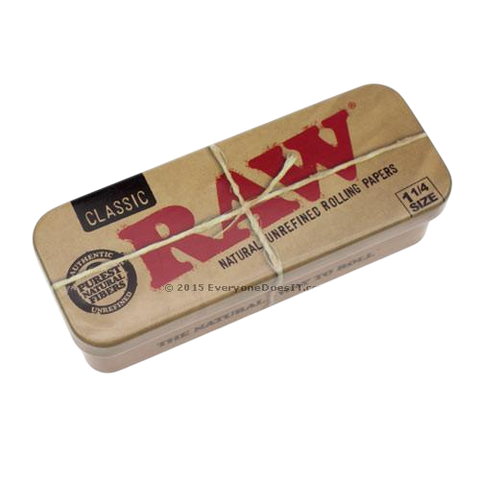 Raw Cone Caddy Metal Storage Tin