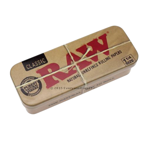 Raw Cone Caddy Metal Storage Tin