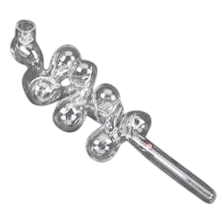 RedEye Clear Thick Molecule Glass Pipe