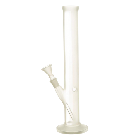 Sandblasted Borosilicate Glass Bong 14.5 Straight Tube