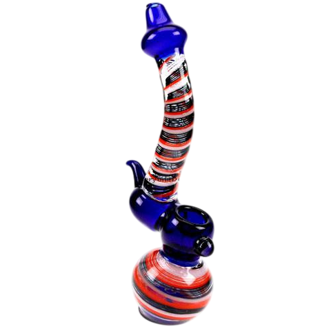Serpentine Glass Bubbler