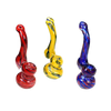 Snake Design Multi Coloured Glass Bubbler