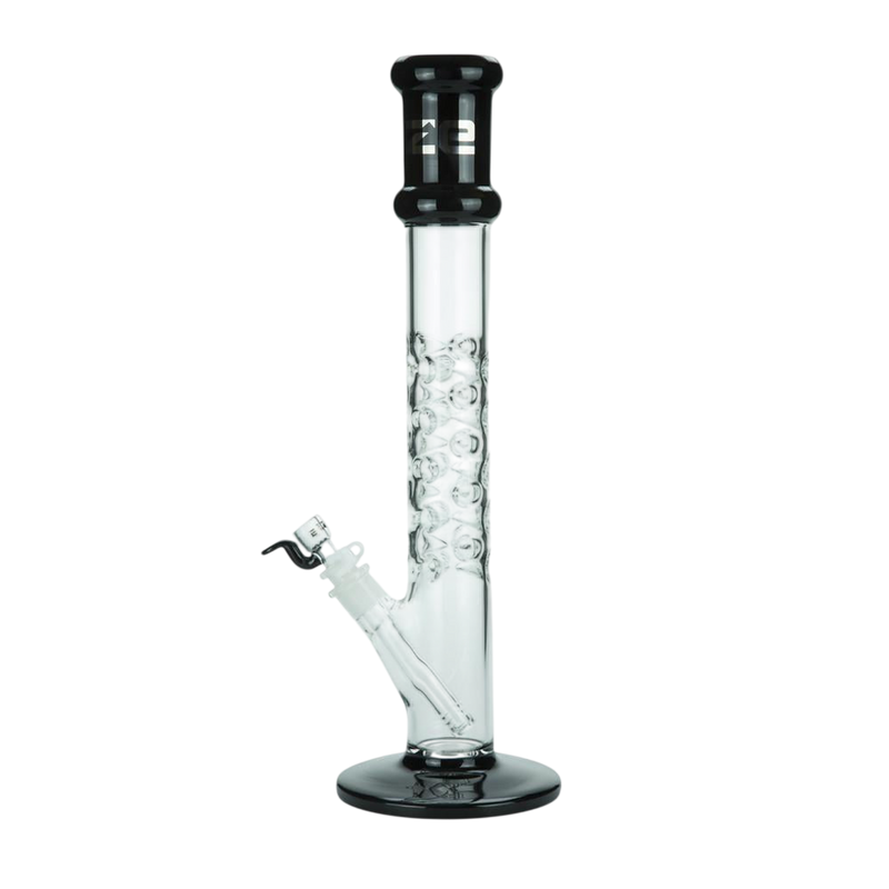 Spike' Cylinder Bong in Ice Black