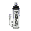 Stemless Spray Can Bubbler With Inline Swiss Cheese Perc