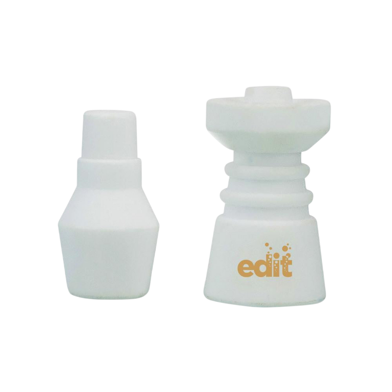 Two in One Domeless Ceramic Nail 10mm Male and Female
