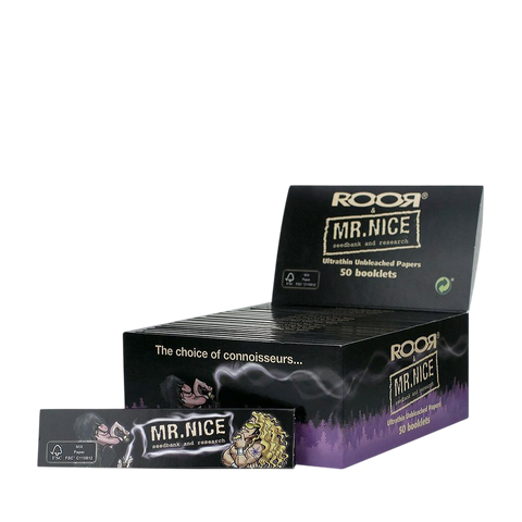 Ultra Thin King Size Slim Unbleached Mr. Nice Rolling Papers
