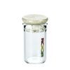 XL Stash Jar with Corked Lid Rasta Logo