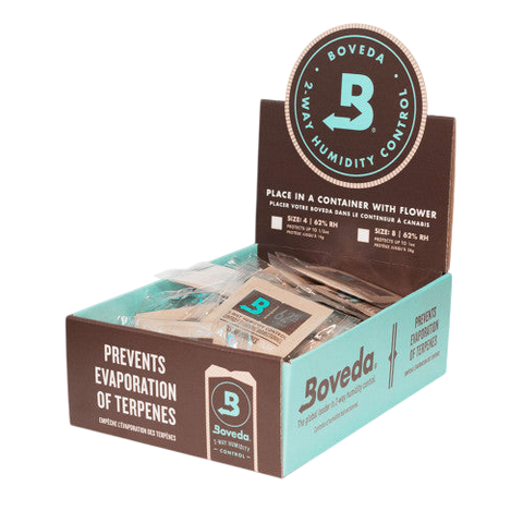 100 Individually Wrapped 8g Boveda 62% Pack