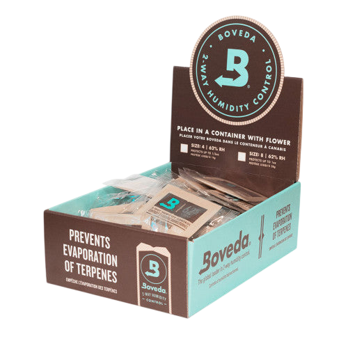 100 Individually Wrapped 8g Boveda 62% Pack