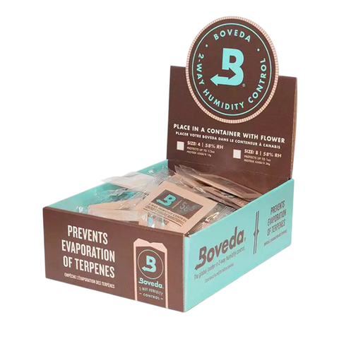 100 Individually Wrapped 4g Boveda 62% Pack