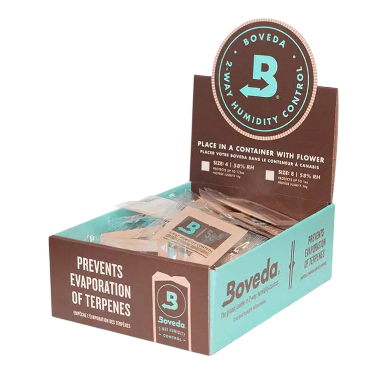 100 Individually Wrapped 4g Boveda 62% Pack