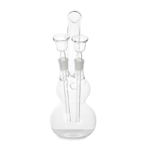 Glass Bong Double Bowl