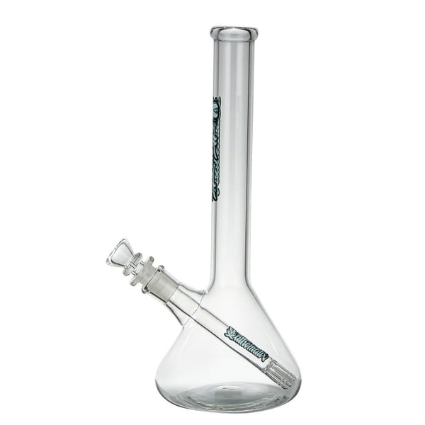 Clear Beaker Bong With 6-Arm Tree Perc Downstem