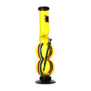 Coloured Acrylic Double Bubble Bong