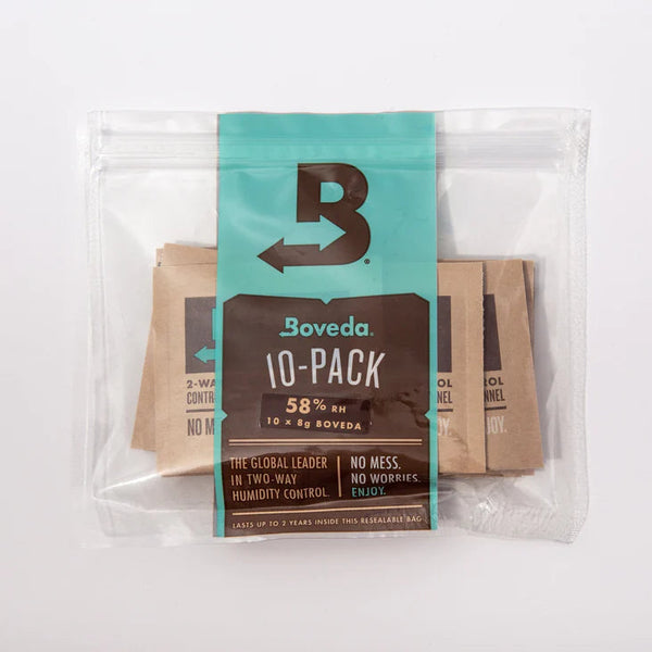 58% Boveda 8g Pack individually overwrapped