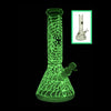 Atomic 30cm Glow in the Dark Spider Web Water Pipe (DL2)