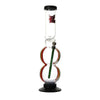 Coloured Acrylic Double Bubble Bong