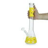 Black Leaf - Silly Skin Flask Bong with Silicone Skin
