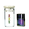 XL Stash Jar with Corked Lid Rasta Logo