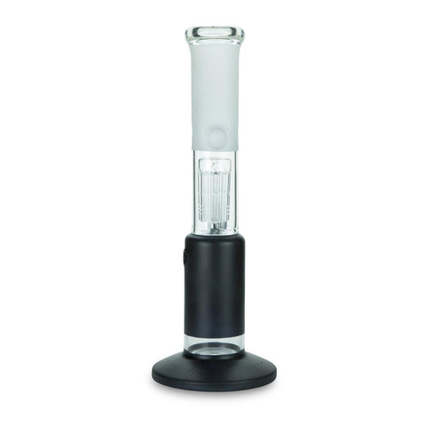 Black Cylinder Bong with 8-Arm Tree Perc